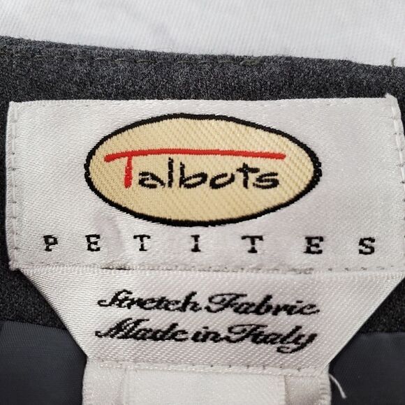 🔺️Talbots Gray Wool Blend Skirt w/Pockets Petite 6 - Picture 8 of 10
